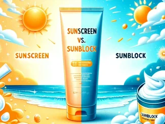 sunscreen vs sunblock