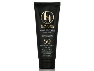 black girl sunscreen spf 50