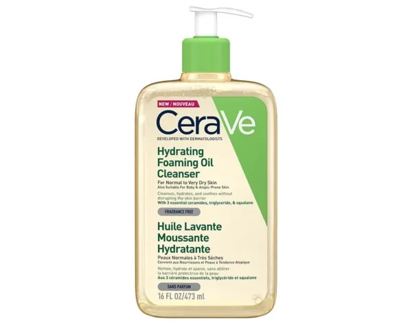 cerave hydrating foaming oil cleanser