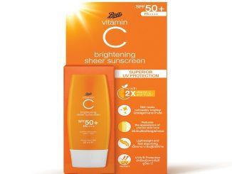 boots vitamin c brightening sheer sunscreen