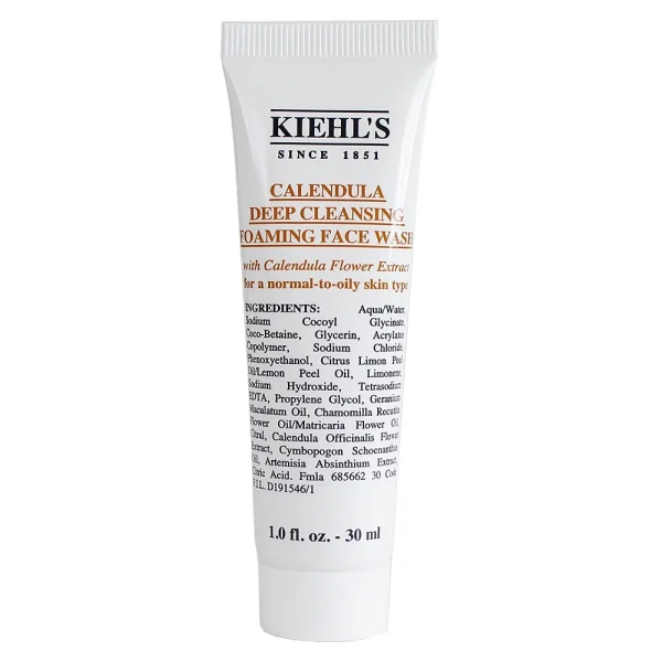 kiehl's foaming face wash