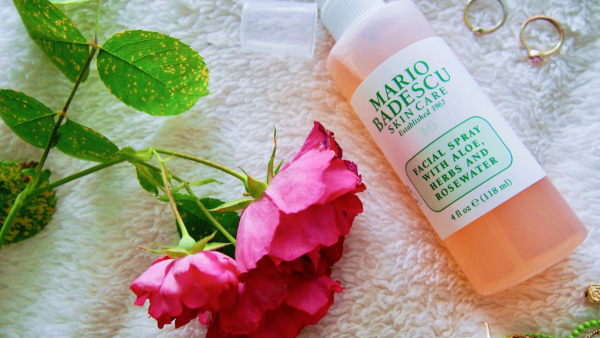 mario rosewater facial spray