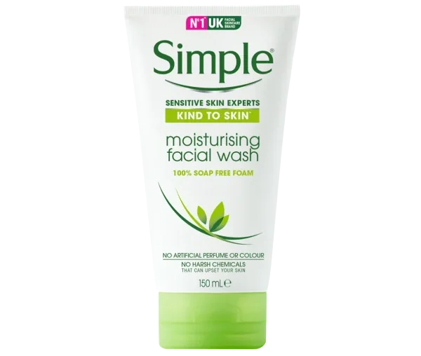 simple moisturising face wash