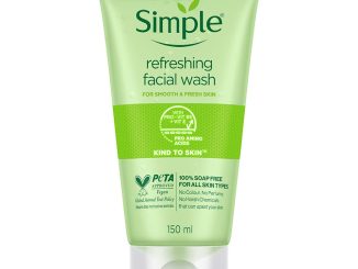 simple refreshing facial wash gel