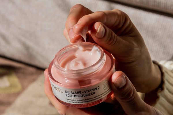 biossance rose moisturizer