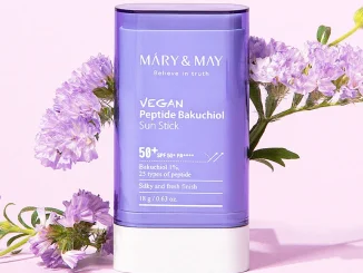 mary&may peptide sun stick