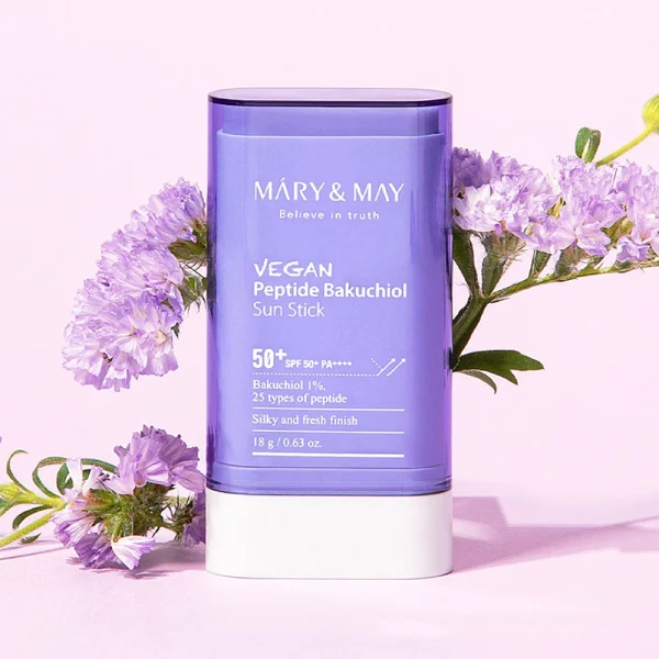 mary&may peptide sun stick